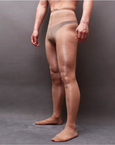 Mens Shiny Ultra-thin Glossy Pantyhose(Three Colors Available)